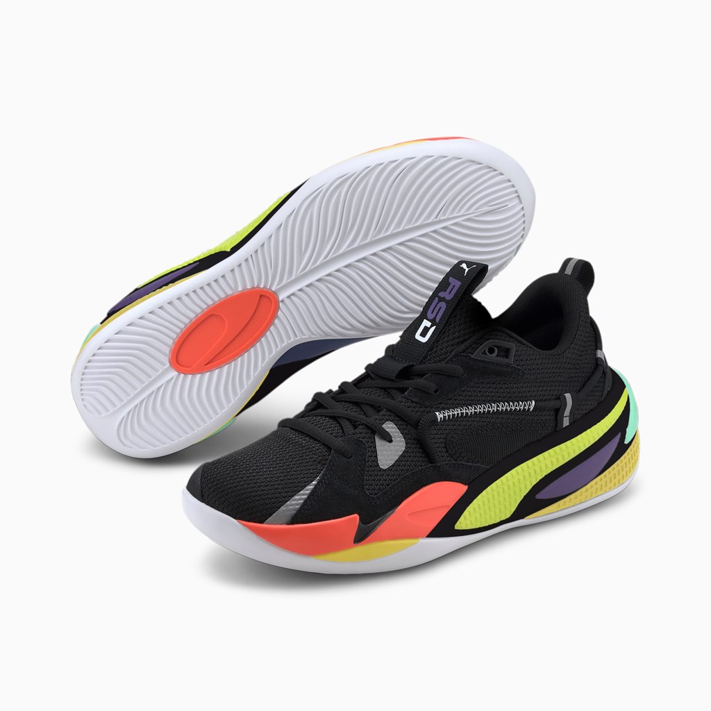 Chlapecké Basketbalové Boty Puma RS-DREAMER JR Černé Červené | 985013-JMY