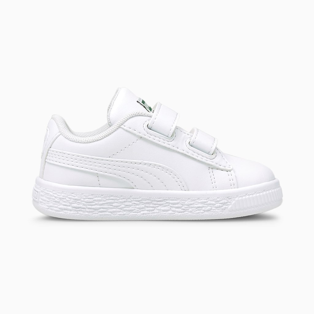 Chlapecké Tenisky Puma Basket Classic XXI Toddler Bílé Bílé | 081LKRBCX