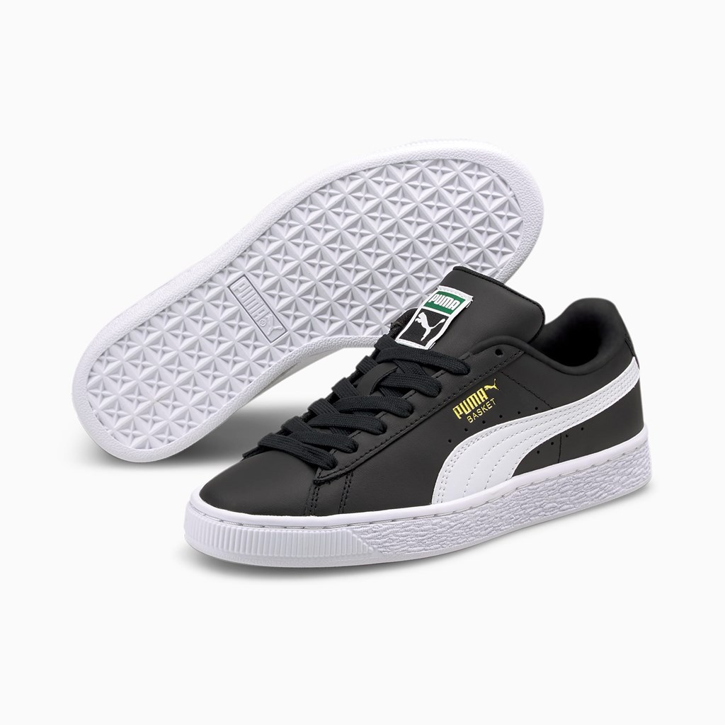 Chlapecké Tenisky Puma Basket Classic XXI JR Černé Bílé | 293DLCAOW