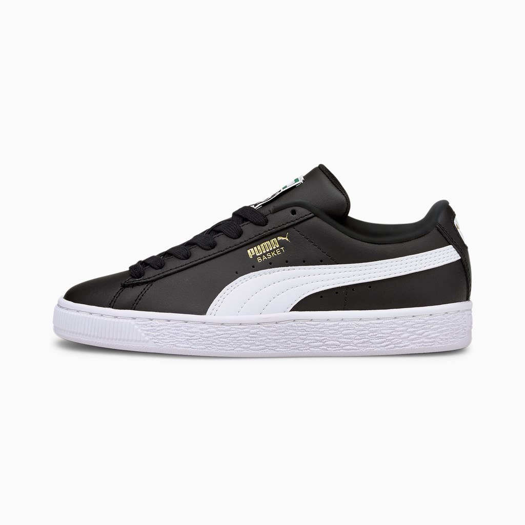 Chlapecké Tenisky Puma Basket Classic XXI JR Černé Bílé | 293DLCAOW