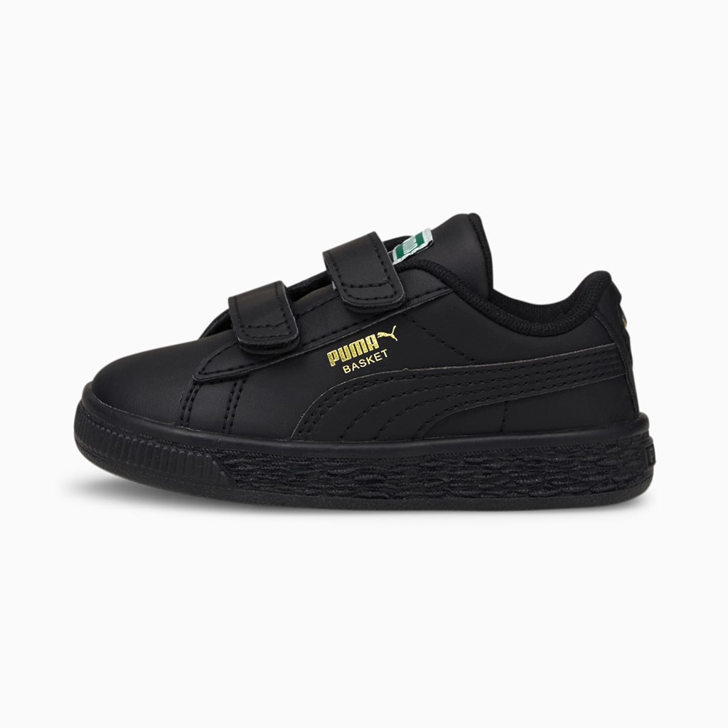 Chlapecké Tenisky Puma Basket Classic XXI Toddler Černé Černé | 829TBCZRF