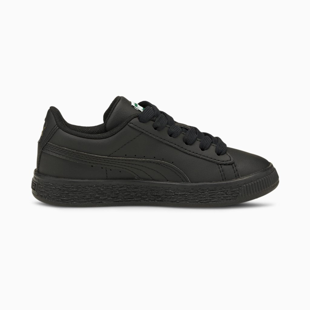 Chlapecké Tenisky Puma Basket Classic XXI Little Černé Černé | 980VWBCQK