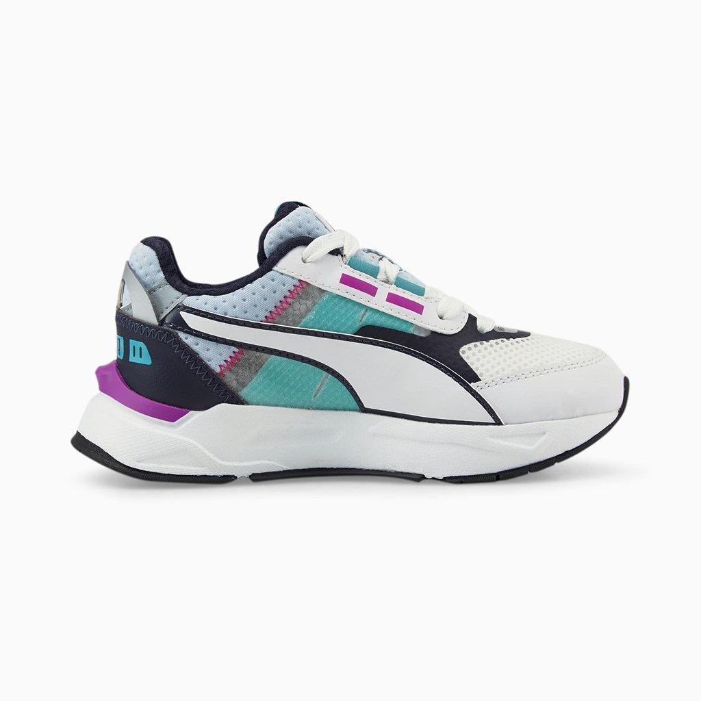 Chlapecké Tenisky Puma Mirage Sportovní Tech Little Bílé Tmavě | 072NKBCJF