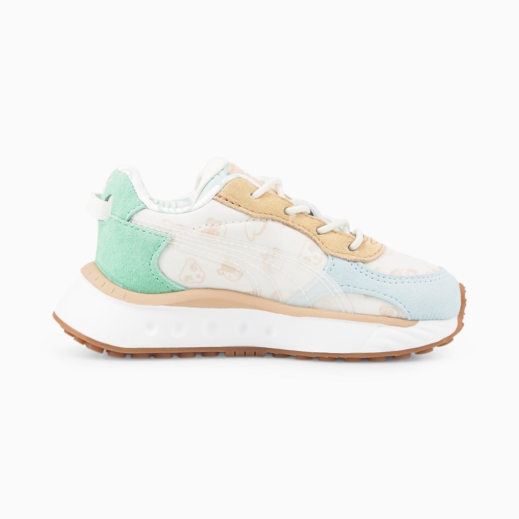 Chlapecké Tenisky Puma PUMA x Animal Crossing™: New Horizons Wild Rider Toddler Světle Bílé | 894STOCHJ