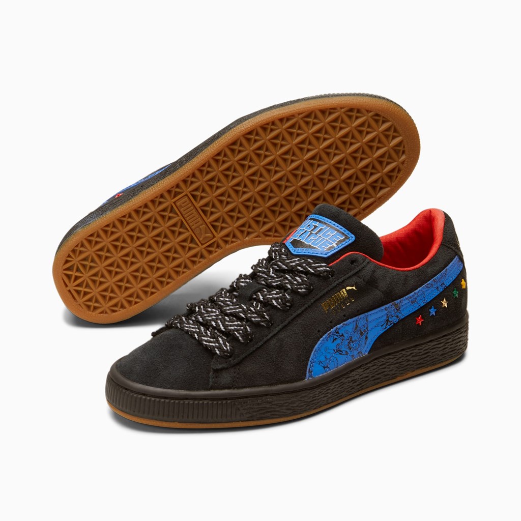 Chlapecké Tenisky Puma PUMA x DC Justice League Suede JR Černé | 209YOGPXA