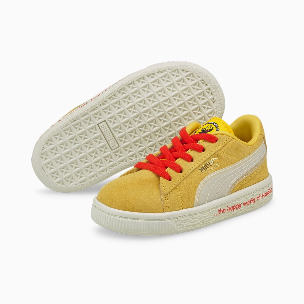 Chlapecké Tenisky Puma PUMA x HARIBO Suede Triplex Toddler Bílé | 503MUFBGT