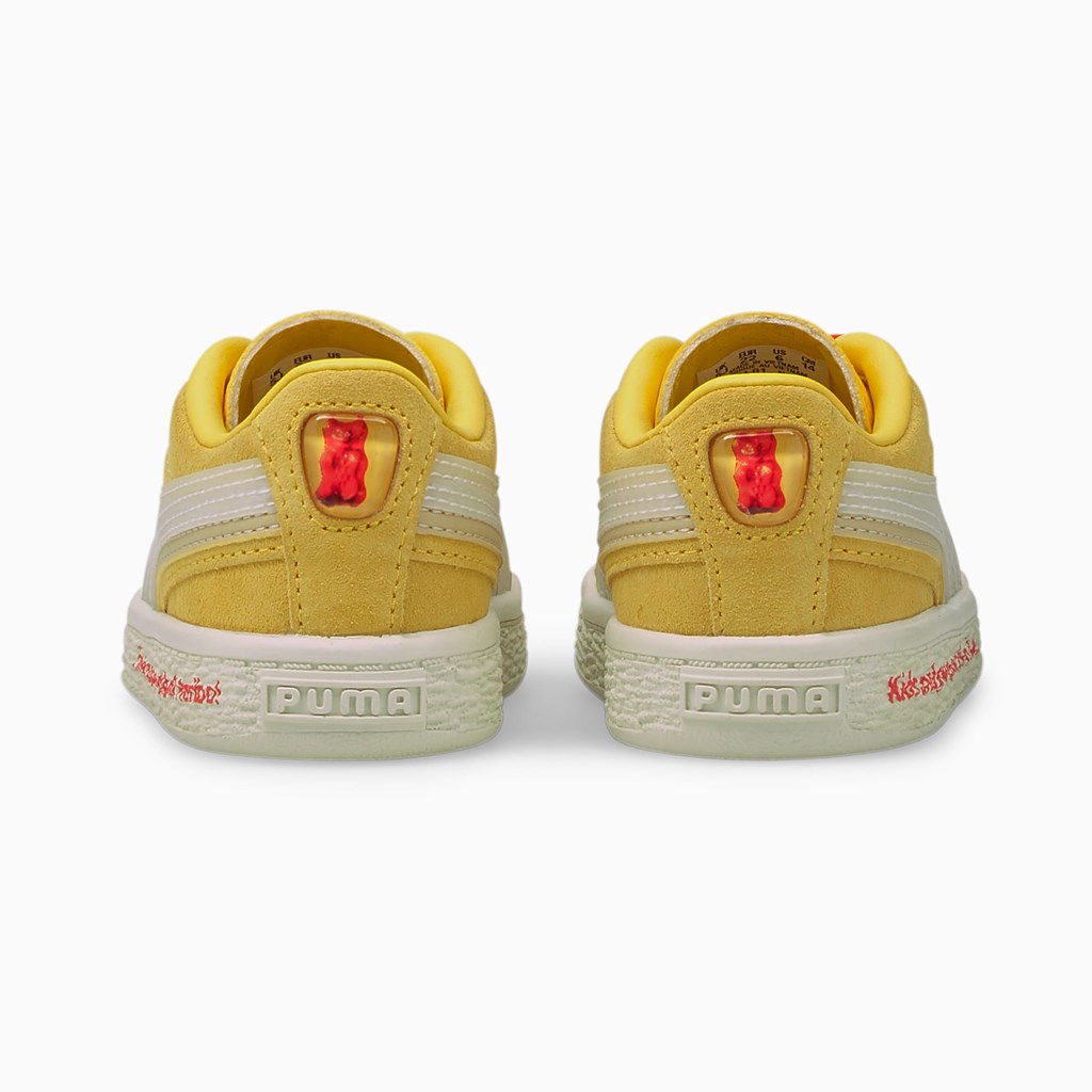 Chlapecké Tenisky Puma PUMA x HARIBO Suede Triplex Toddler Bílé | 503MUFBGT