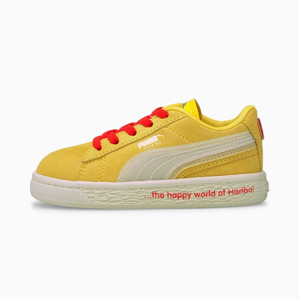 Chlapecké Tenisky Puma PUMA x HARIBO Suede Triplex Toddler Bílé | 503MUFBGT