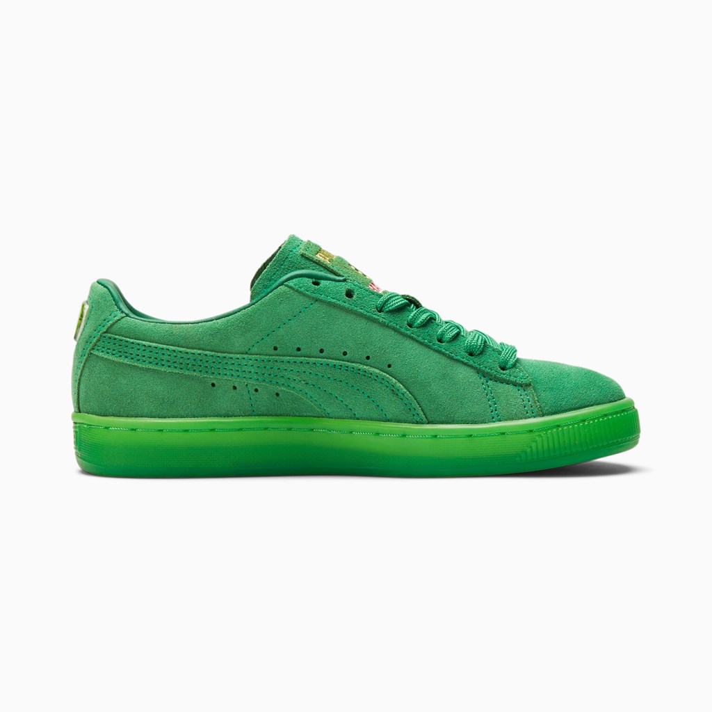 Chlapecké Tenisky Puma PUMA x HARIBO Suede JR Zelene Zelene | 548NICFOG