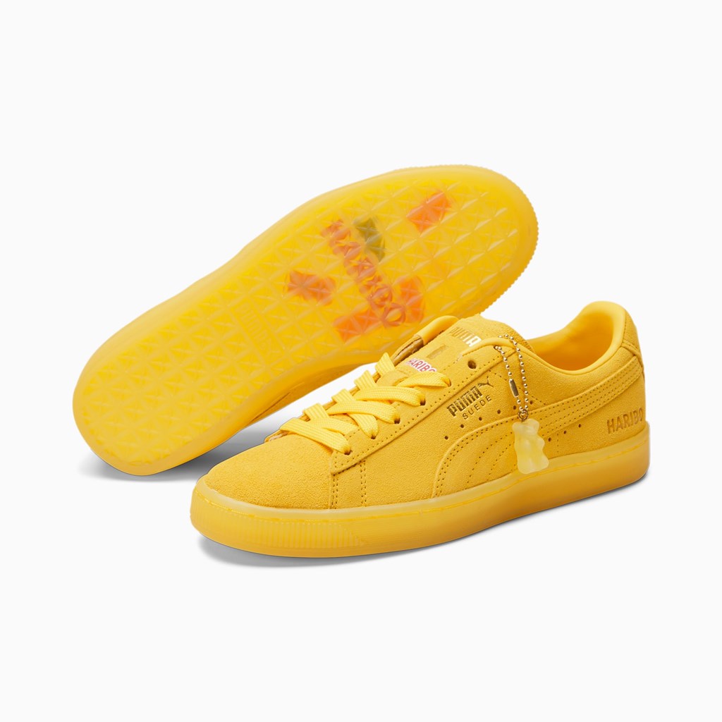 Chlapecké Tenisky Puma PUMA x HARIBO Suede JR Mimosa / Mimosa | 568QUMXNH