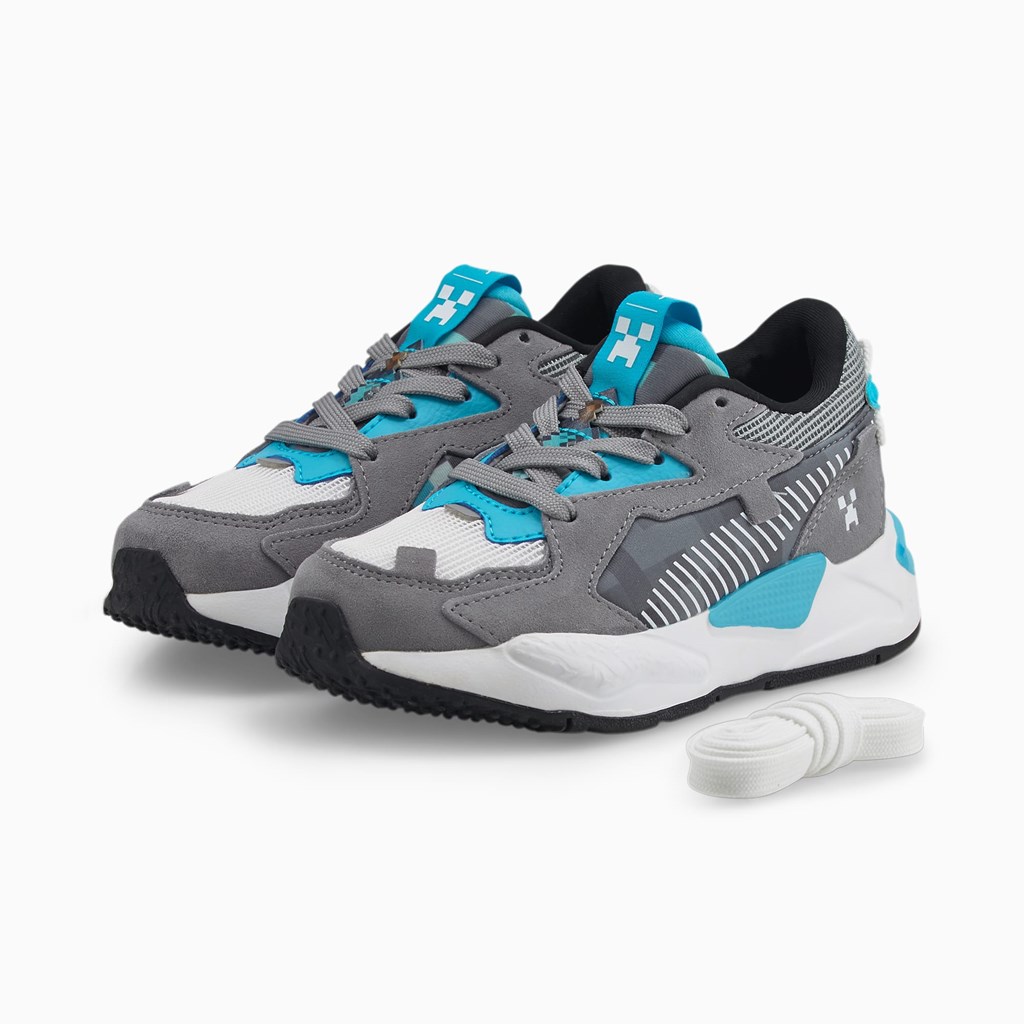 Chlapecké Tenisky Puma PUMA x MINECRAFT RS-Z Little Griffin / Hawaiian Ocean | 180ZSWCLO