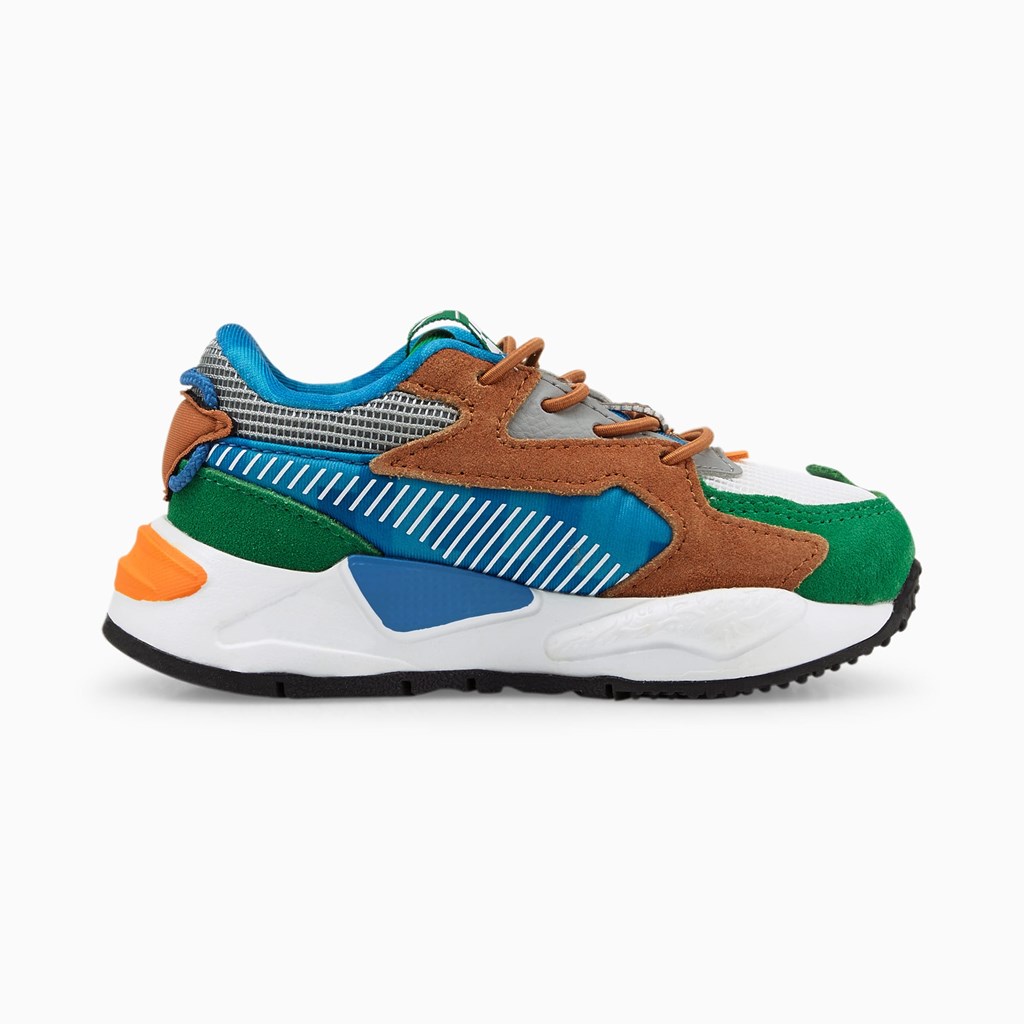 Chlapecké Tenisky Puma PUMA x MINECRAFT RS-Z Toddler Zelene | 385XTFPOC