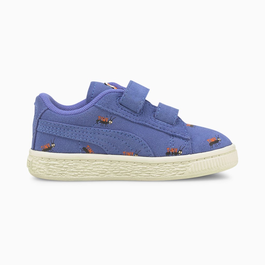 Chlapecké Tenisky Puma PUMA x TINYCOTTONS Suede Toddler Blankyt Bílé | 907KCFPWL