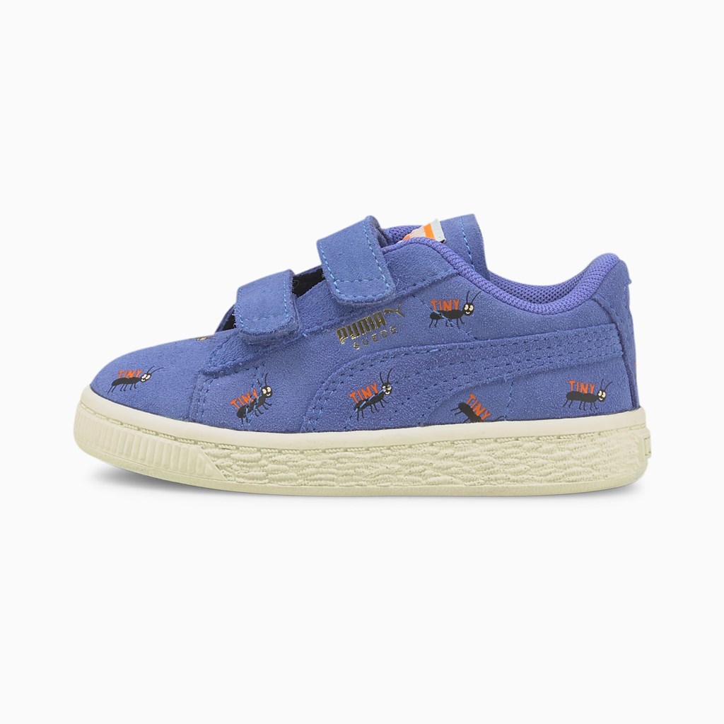 Chlapecké Tenisky Puma PUMA x TINYCOTTONS Suede Toddler Blankyt Bílé | 907KCFPWL