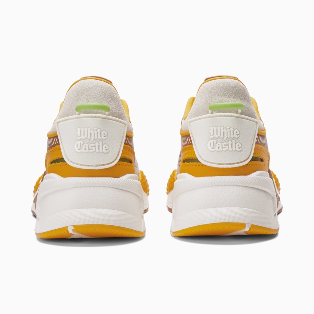 Chlapecké Tenisky Puma PUMA x WHITE CASTLE RS-X JR Mocha Bisque / Sunflower | 438SEPOKV