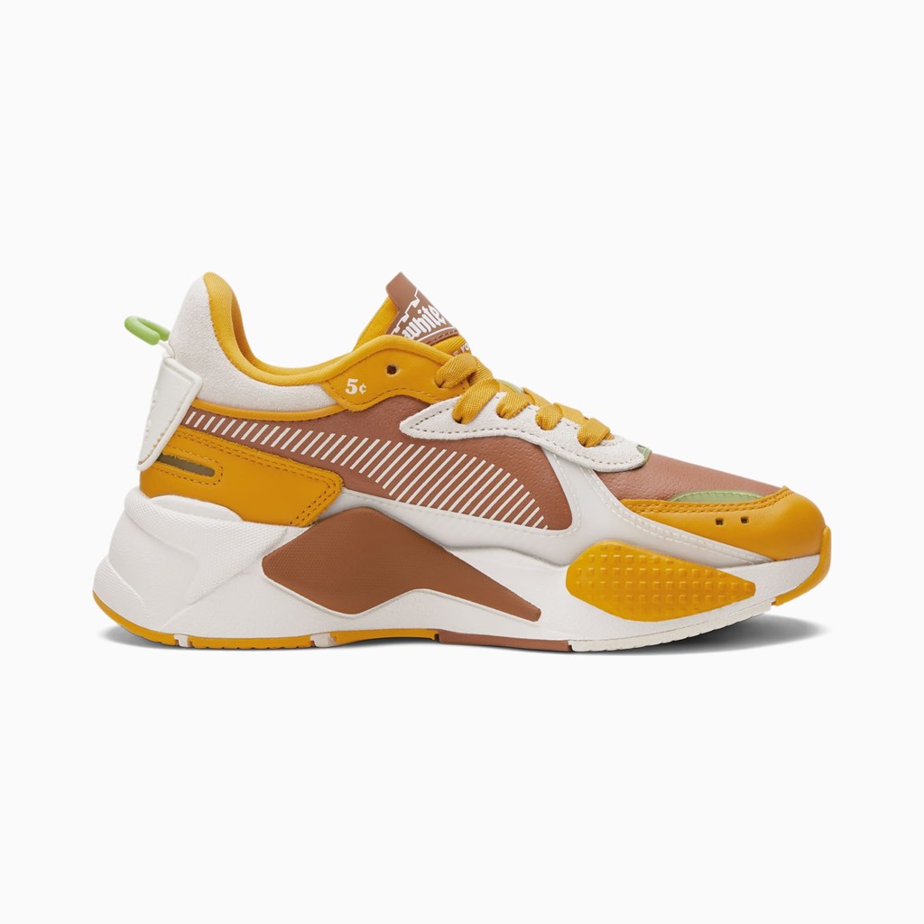 Chlapecké Tenisky Puma PUMA x WHITE CASTLE RS-X JR Mocha Bisque / Sunflower | 438SEPOKV