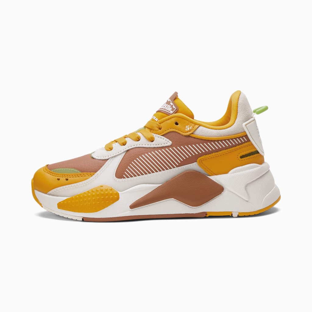 Chlapecké Tenisky Puma PUMA x WHITE CASTLE RS-X JR Mocha Bisque / Sunflower | 438SEPOKV