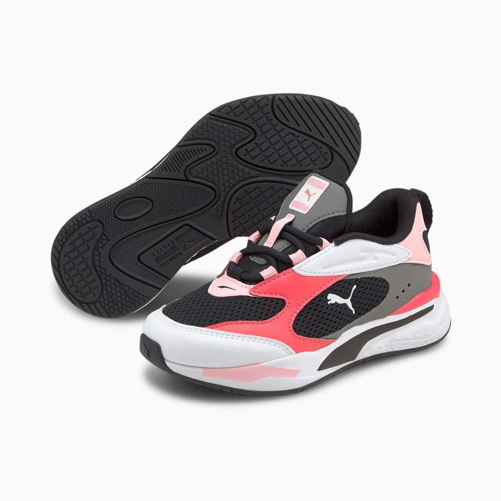 Chlapecké Tenisky Puma RS-Fast Little Černé Růžové | 825VSKTAM