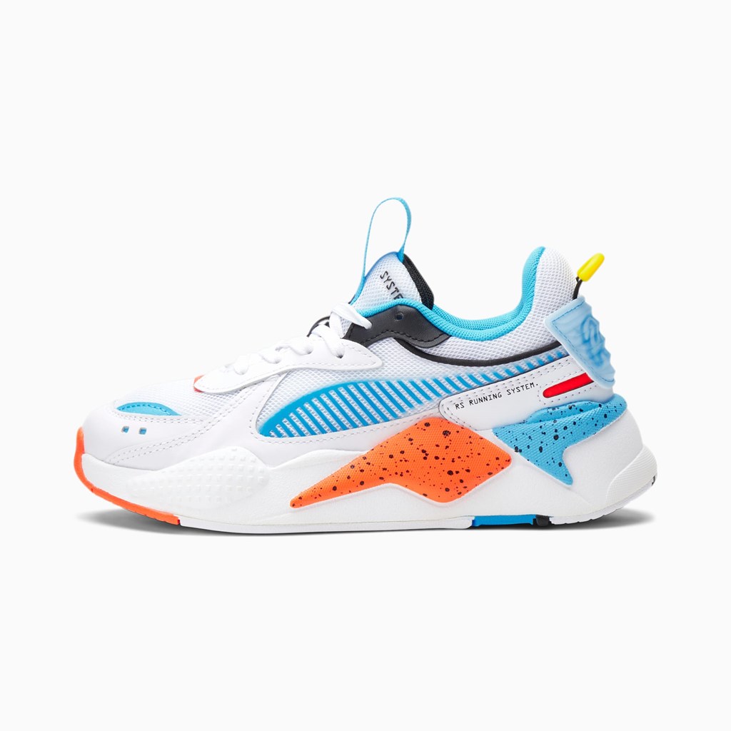 Chlapecké Tenisky Puma RS-X Airbrush JR Bílé Červené Blankyt | 470NOLXSI