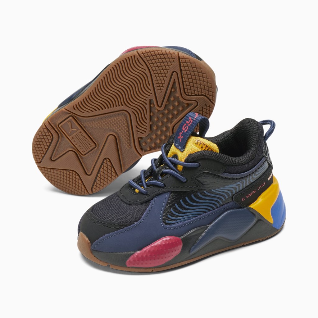 Chlapecké Tenisky Puma RS-X Global Futurism Toddler Černé | 476XLCQTH