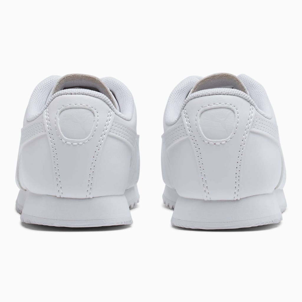 Chlapecké Tenisky Puma Roma Basic Little Bílé | 401VJCLDZ