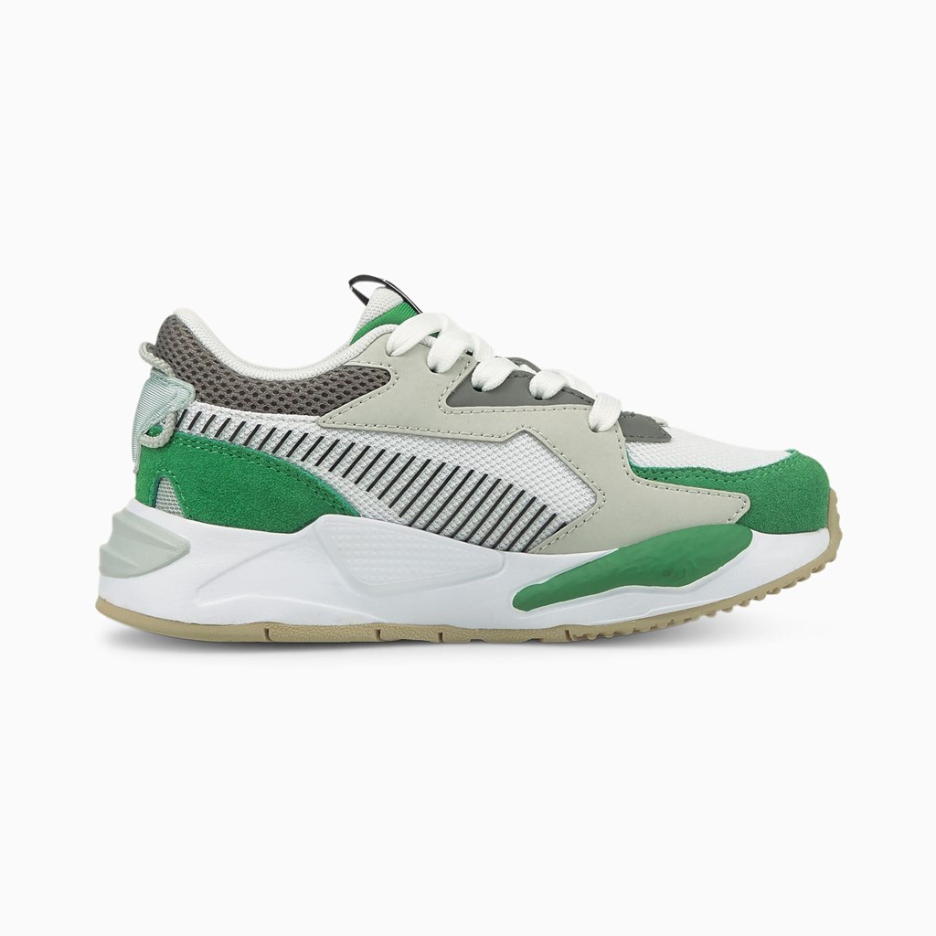 Chlapecké Tenisky Puma Rs-z College Little Zelene Bílé | 934MXIDQP