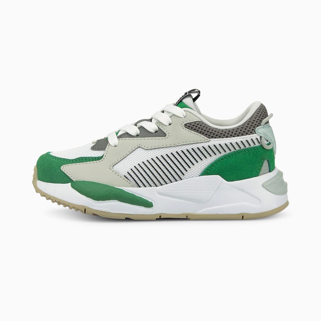 Chlapecké Tenisky Puma Rs-z College Little Zelene Bílé | 934MXIDQP