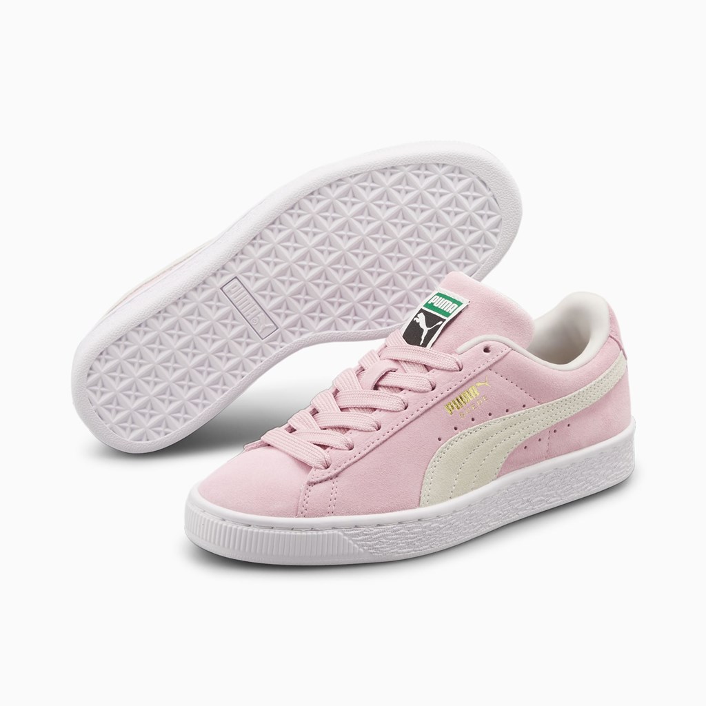 Chlapecké Tenisky Puma Suede Classic XXI JR Růžové Bílé | 061FUEXOZ