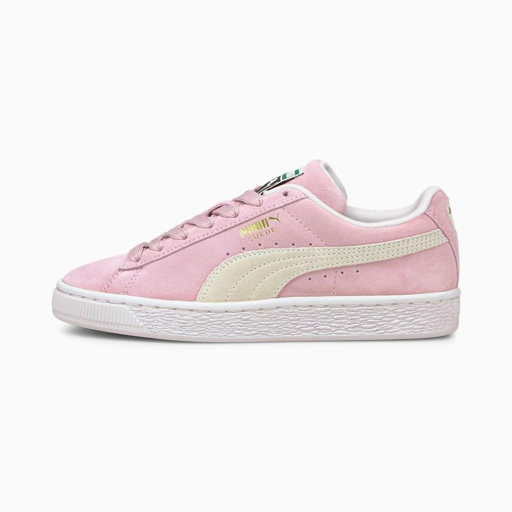 Chlapecké Tenisky Puma Suede Classic XXI JR Růžové Bílé | 061FUEXOZ