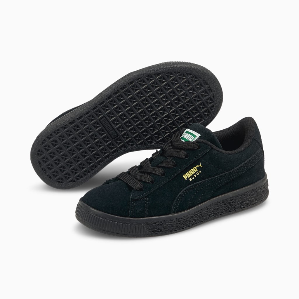 Chlapecké Tenisky Puma Suede Classic XXI Little Černé Černé | 092HCTKNI