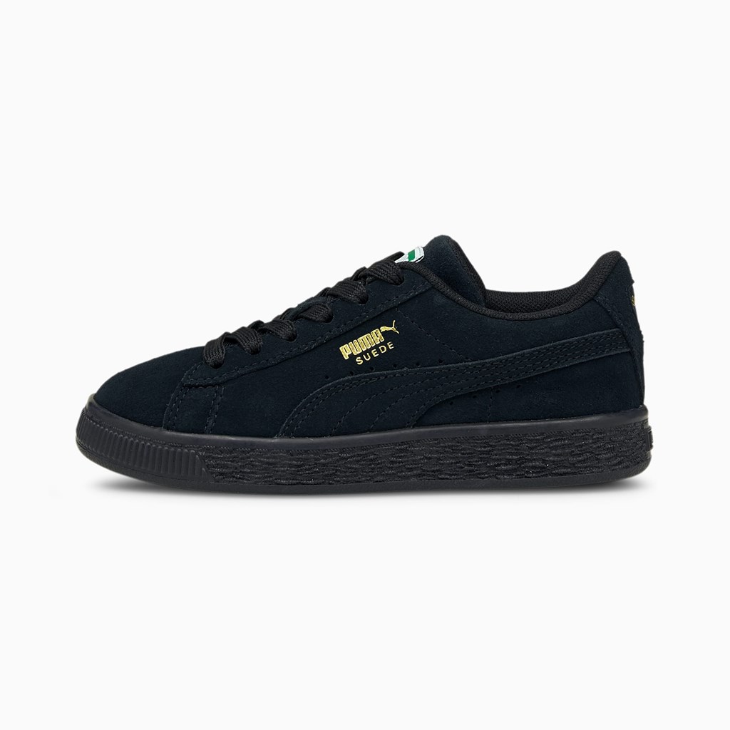 Chlapecké Tenisky Puma Suede Classic XXI Little Černé Černé | 092HCTKNI