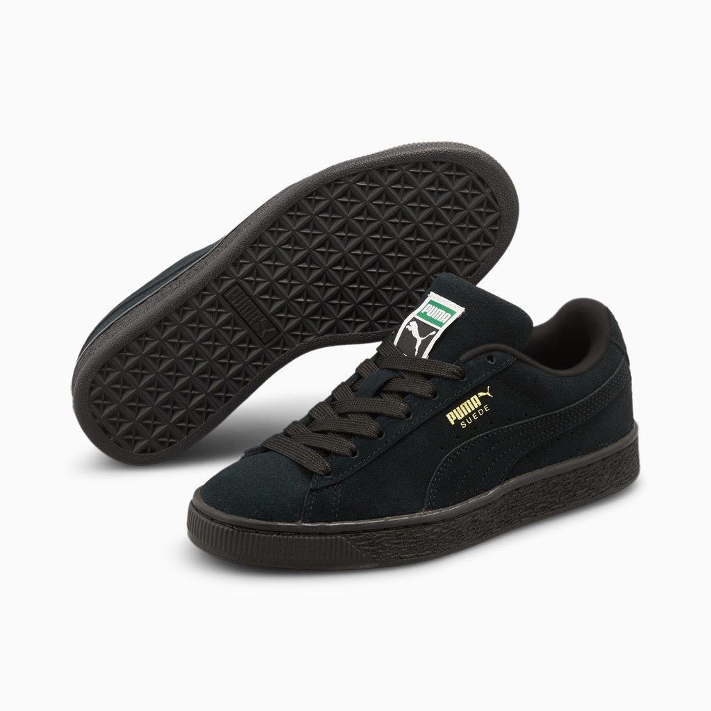 Chlapecké Tenisky Puma Suede Classic XXI JR Černé Černé | 201BLFERU