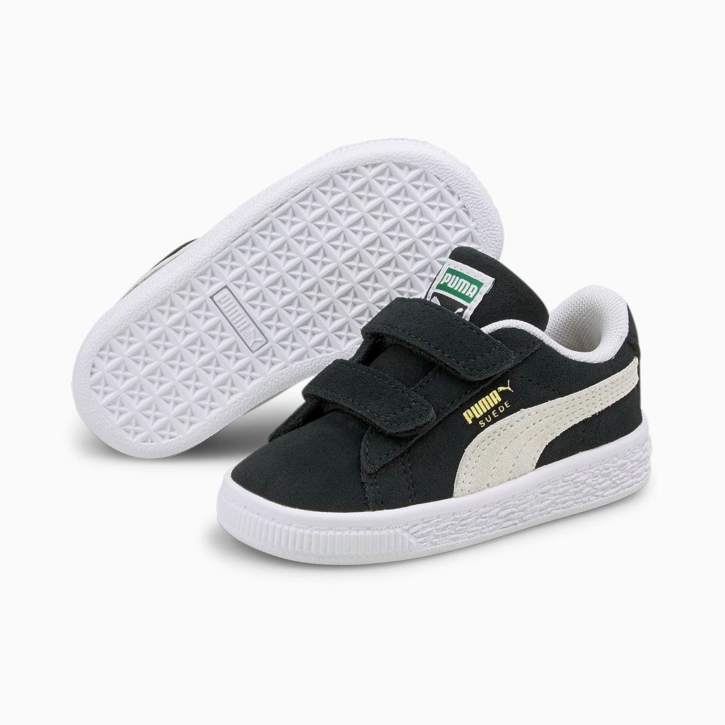 Chlapecké Tenisky Puma Suede Classic XXI AC Toddler Černé Bílé | 301ZRBSCN