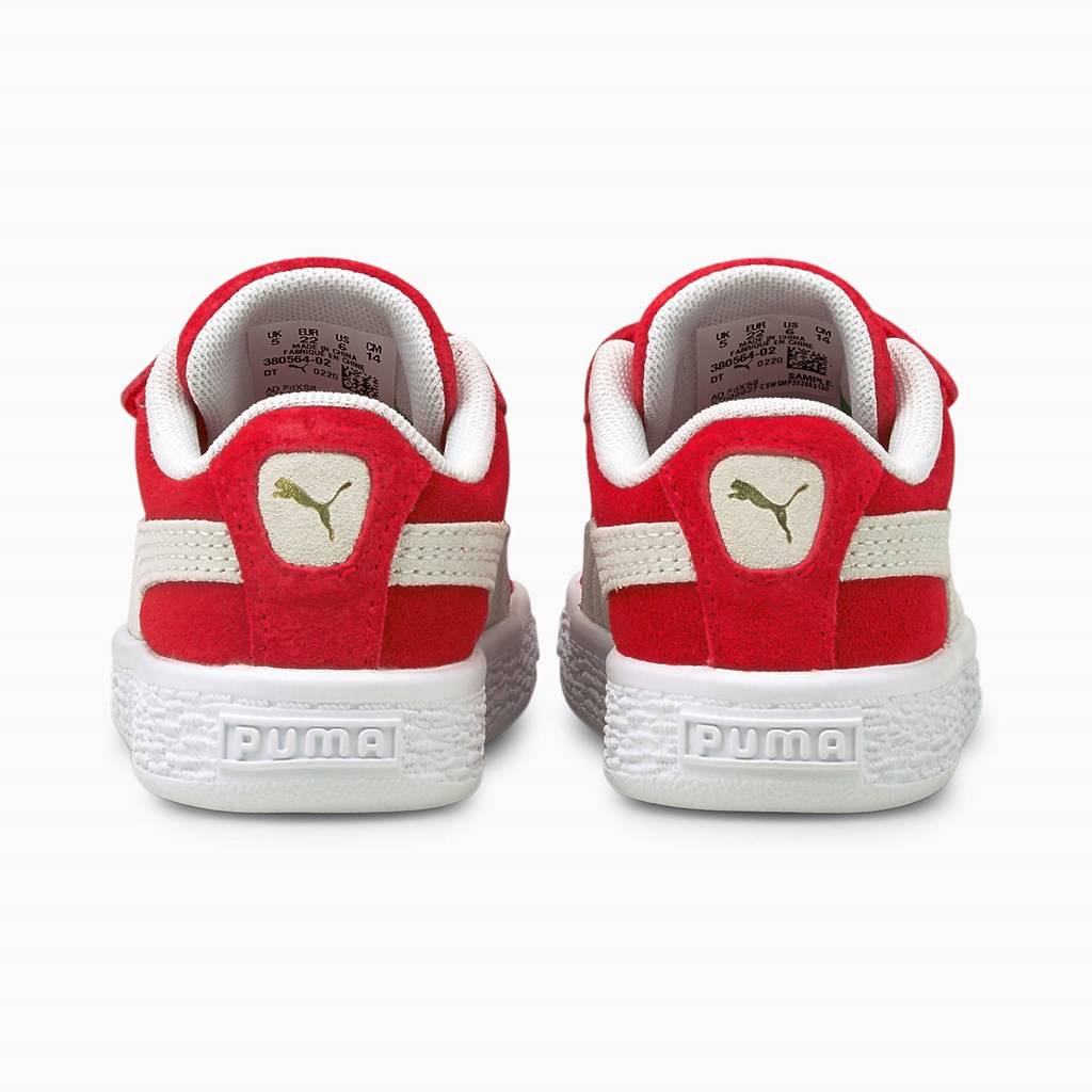 Chlapecké Tenisky Puma Suede Classic XXI AC Toddler Červené Bílé | 639RQBXAK