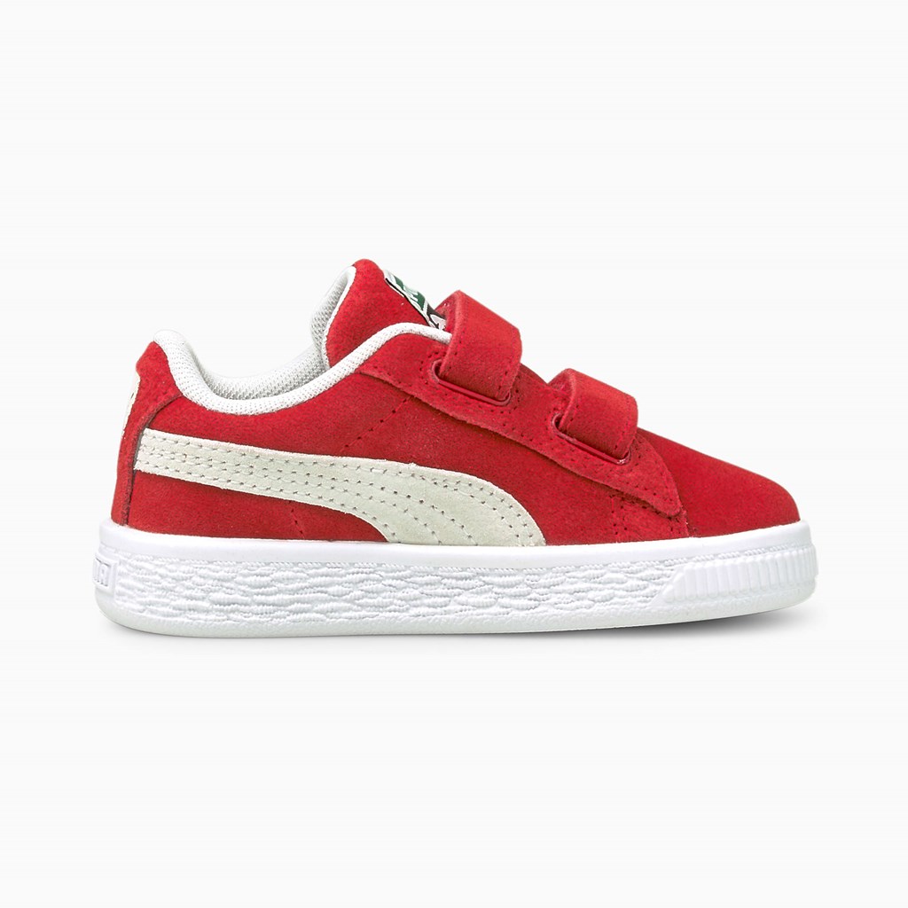 Chlapecké Tenisky Puma Suede Classic XXI AC Toddler Červené Bílé | 639RQBXAK