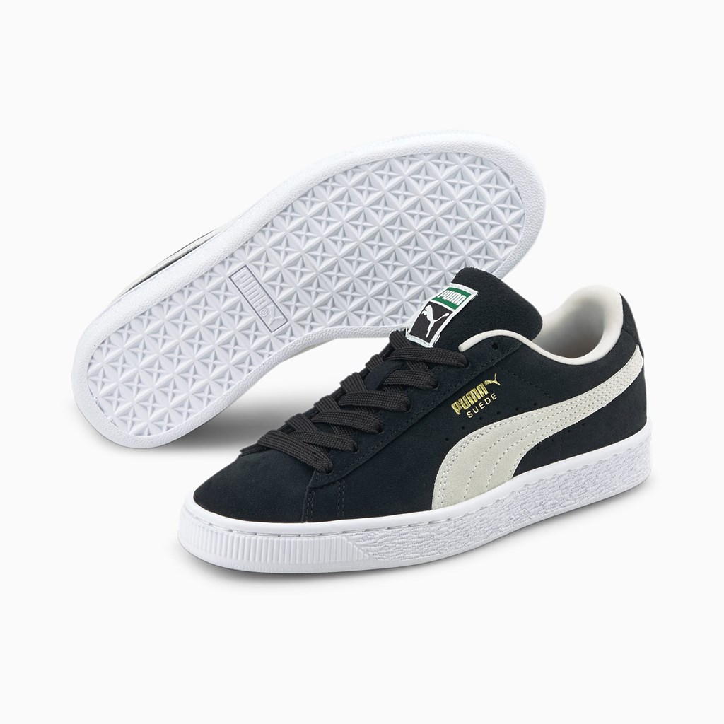 Chlapecké Tenisky Puma Suede Classic XXI JR Černé Bílé | 942JZHOEI