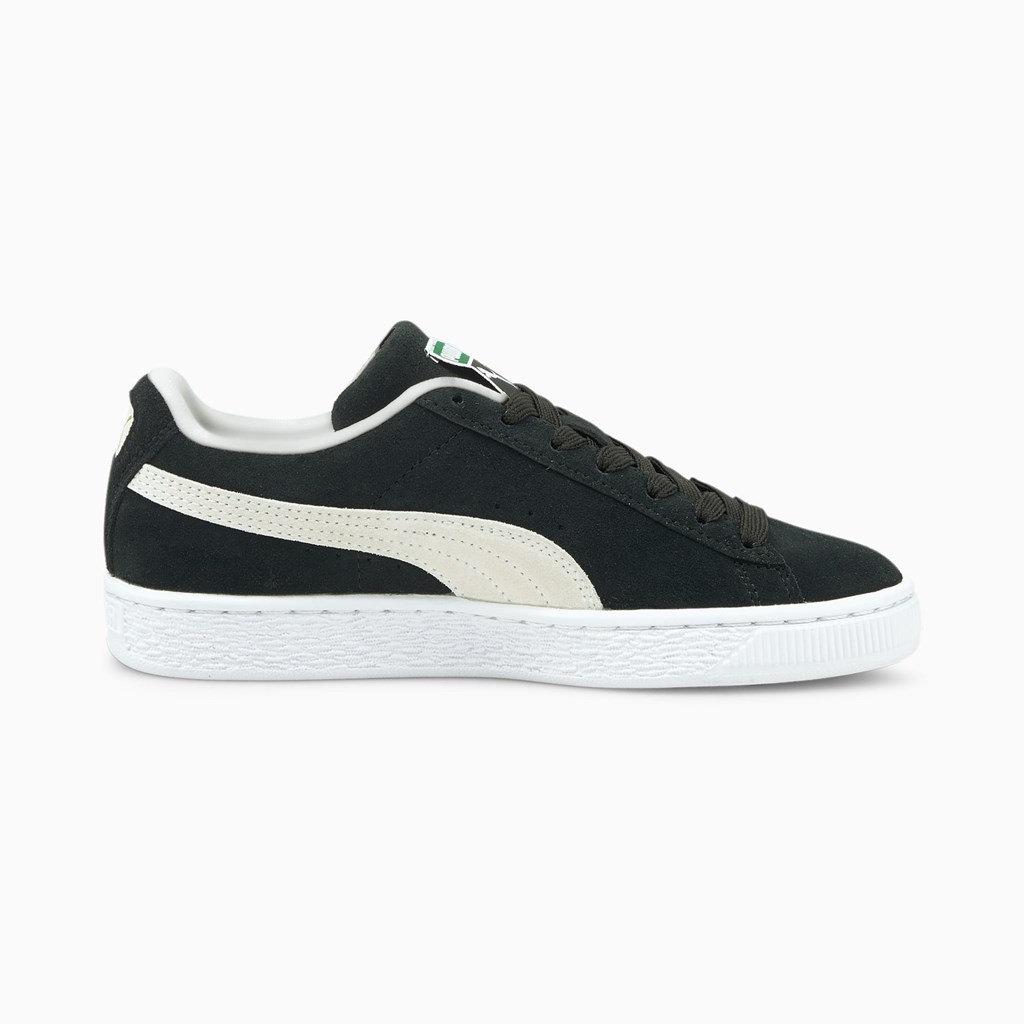 Chlapecké Tenisky Puma Suede Classic XXI JR Černé Bílé | 942JZHOEI