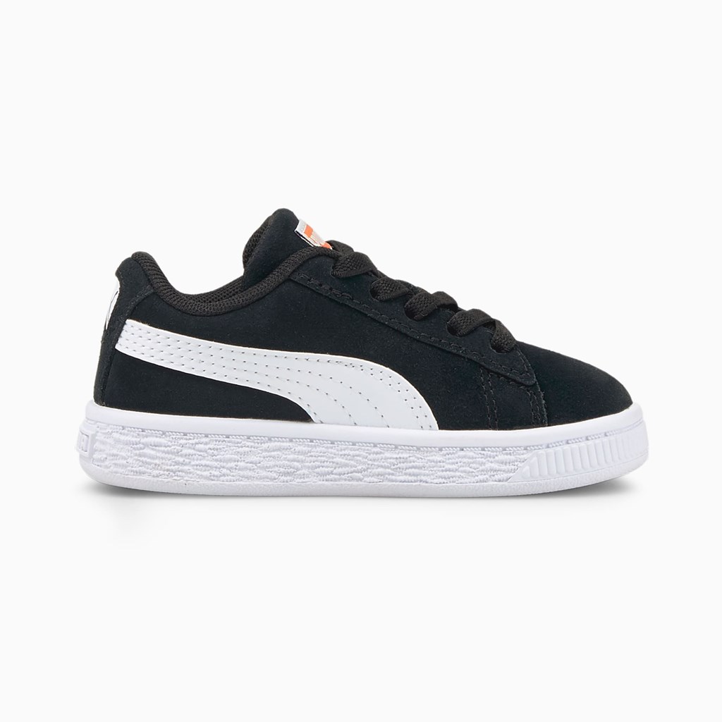 Chlapecké Tenisky Puma Suede Street Art Toddler Černé Oranžové | 416PQBHZA