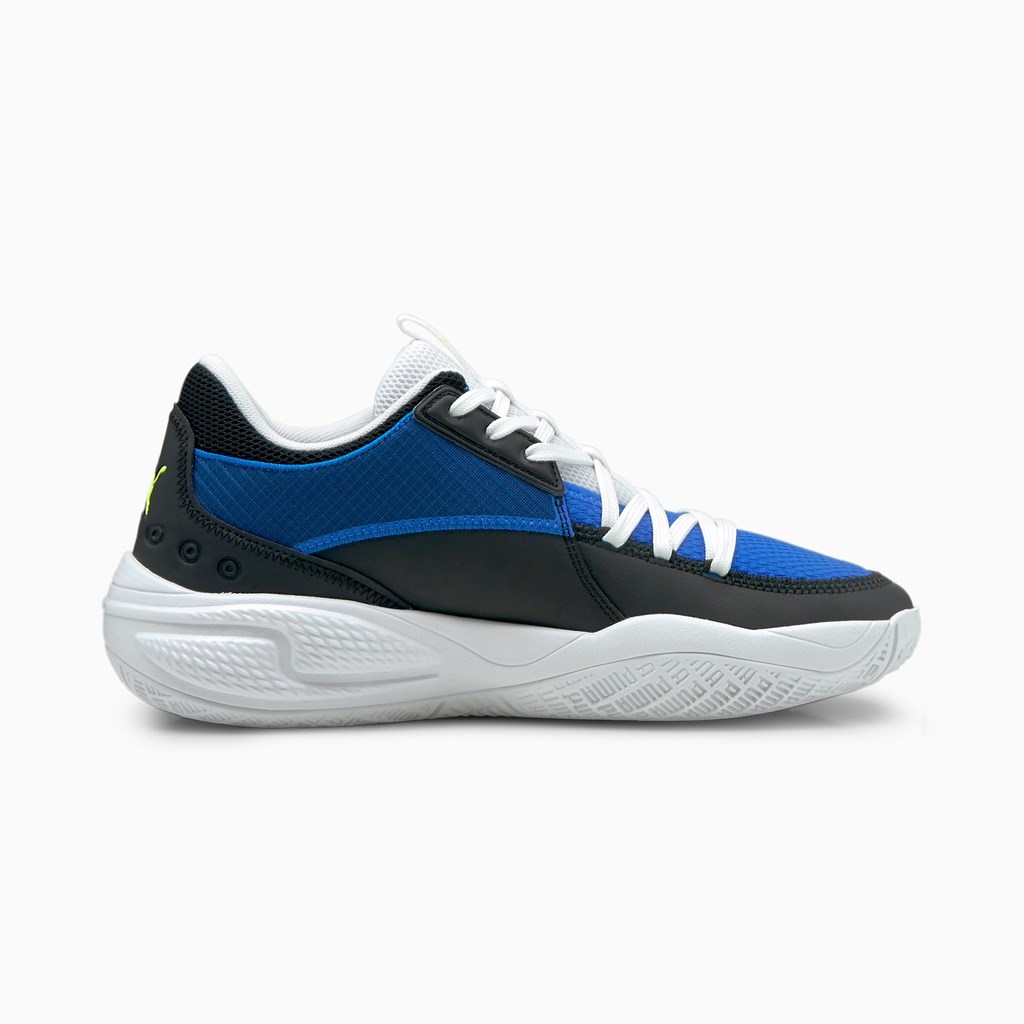 Dámské Basketbalové Boty Puma Court Rider I Blankyt Zelene | 321487-FST