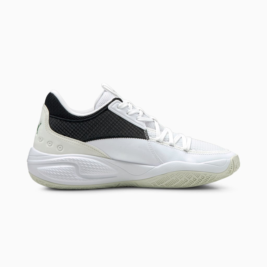 Dámské Basketbalové Boty Puma Court Rider I Bílé | 697215-MBF