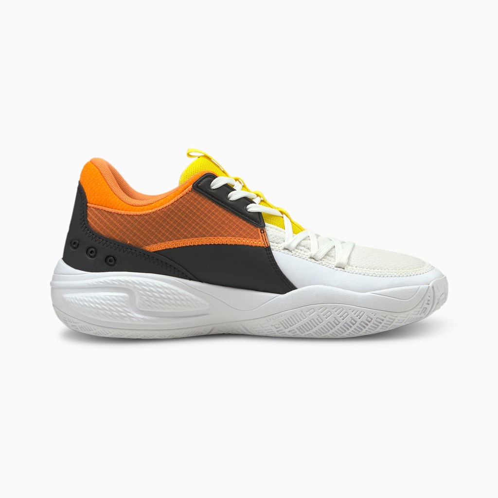 Dámské Basketbalové Boty Puma Court Rider Court Crush Street Bílé | 743852-ZUH