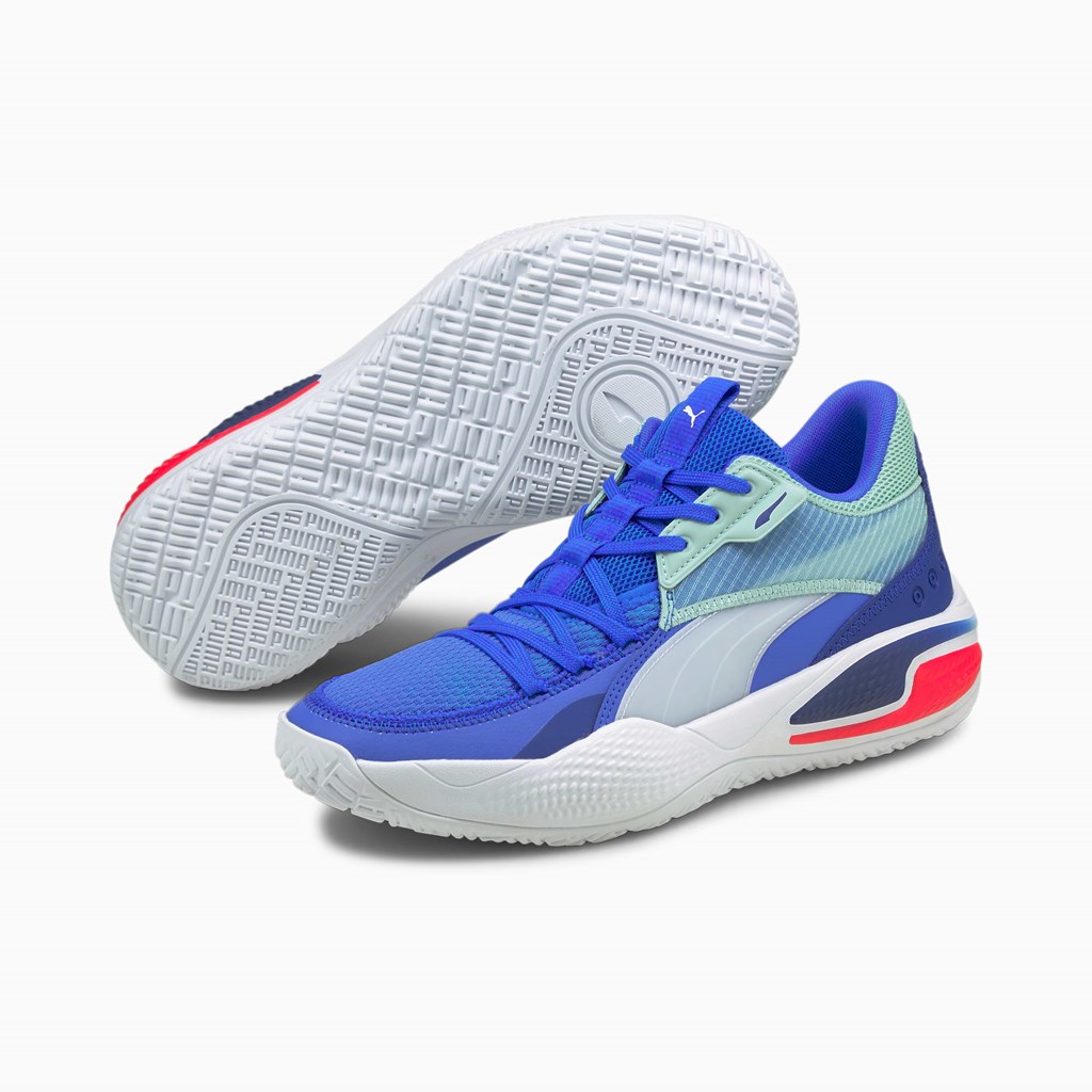 Dámské Basketbalové Boty Puma Court Rider I Blankyt | 764928-XVD