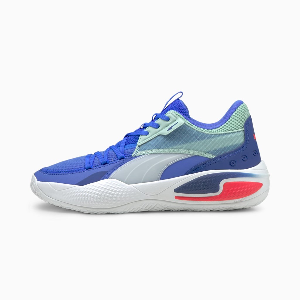 Dámské Basketbalové Boty Puma Court Rider I Blankyt | 764928-XVD