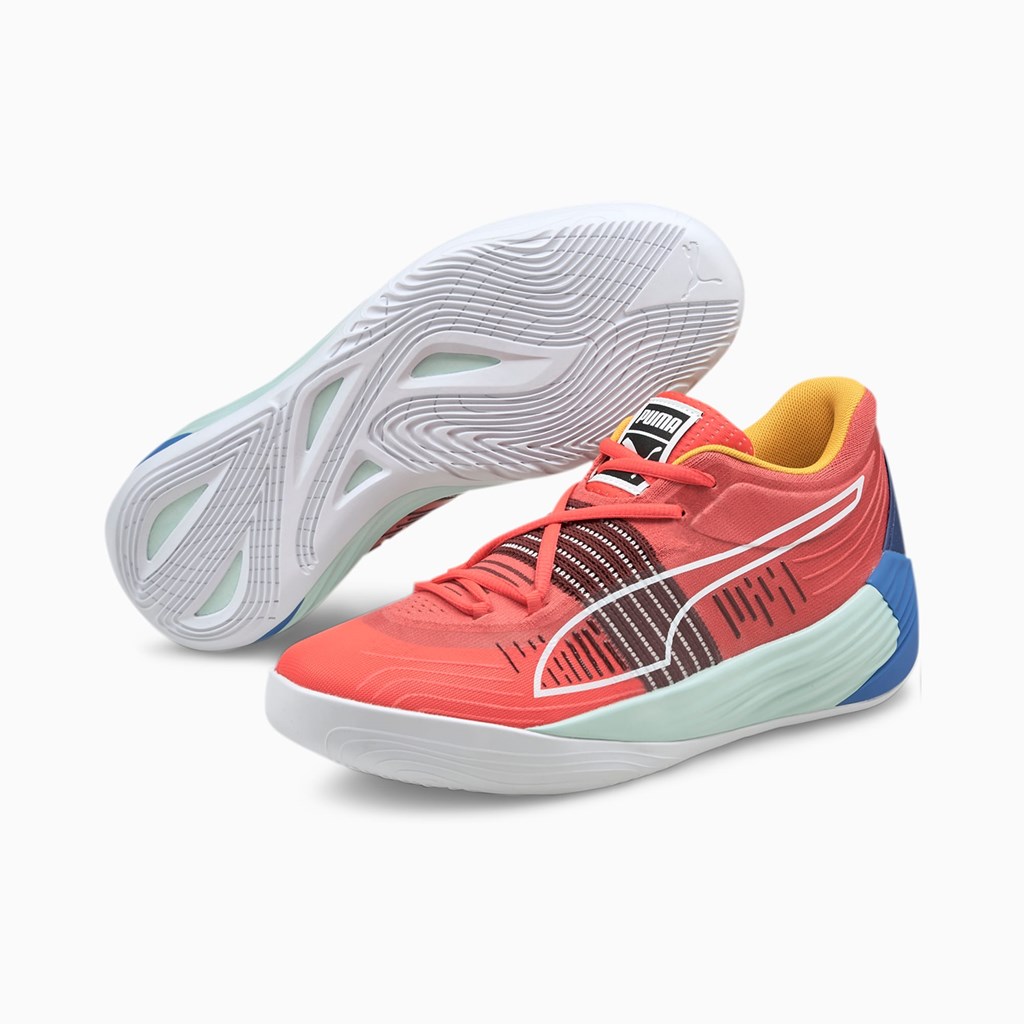 Dámské Basketbalové Boty Puma Fusion Nitro Sunblaze / Bluemazing | 054683-QXS