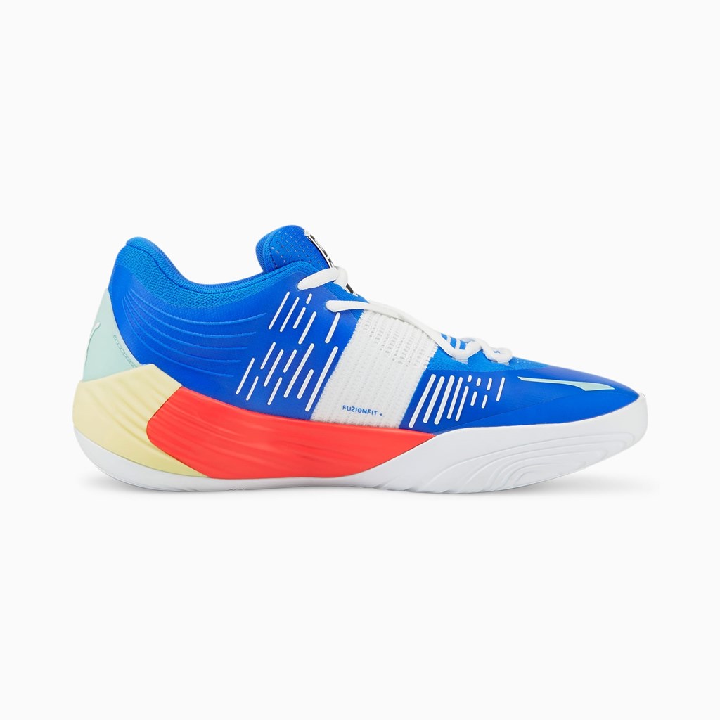 Dámské Basketbalové Boty Puma Fusion Nitro Bluemazing / Sunblaze | 749582-SYX