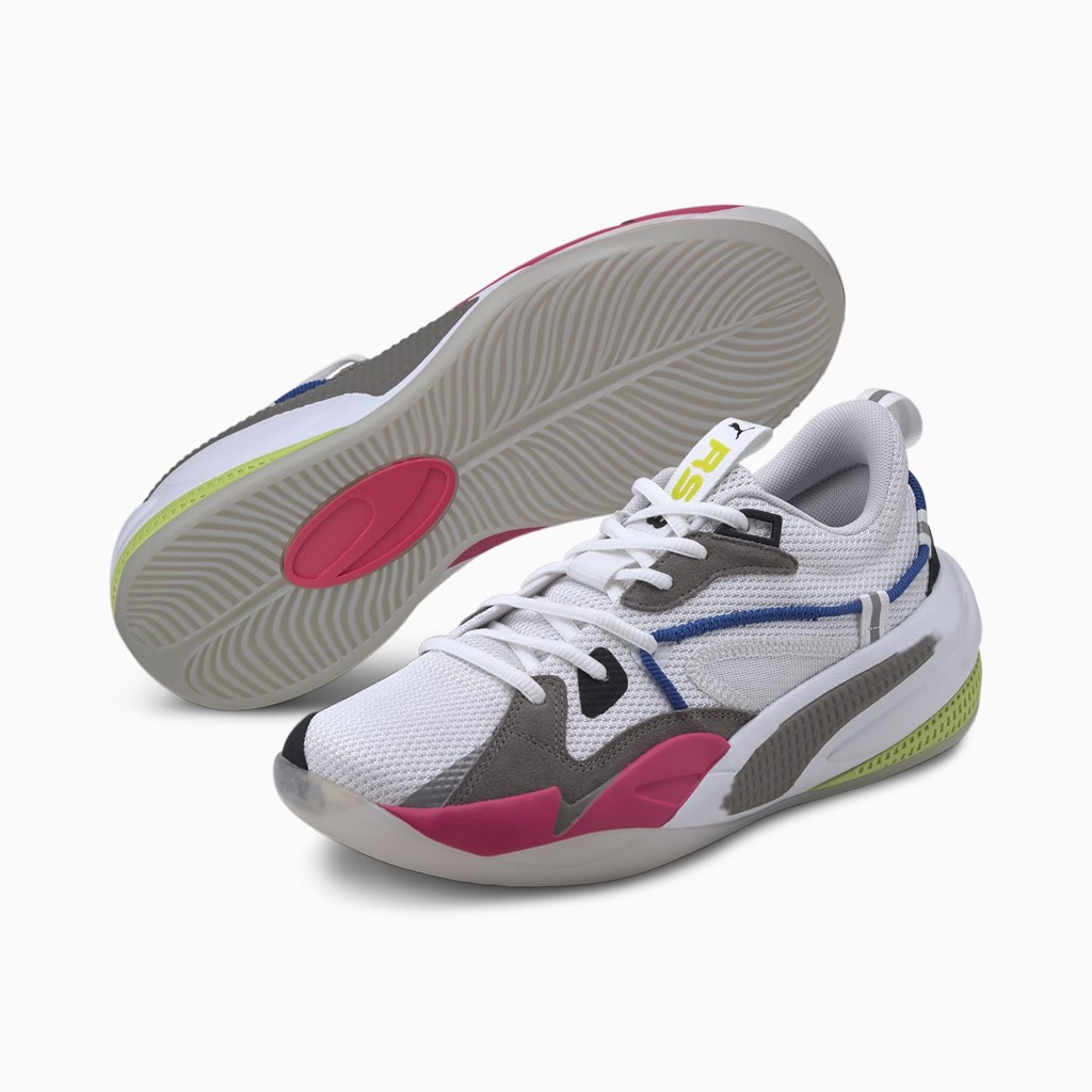 Dámské Basketbalové Boty Puma RS-DREAMER Bílé Fialové | 310986-FIR