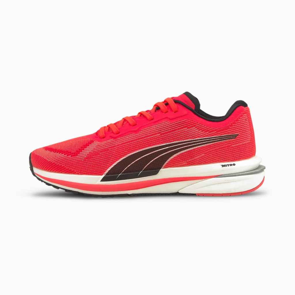 Dámské Běžecké Boty Puma Velocity NITRO Bílé Černé | 983BCZYUL