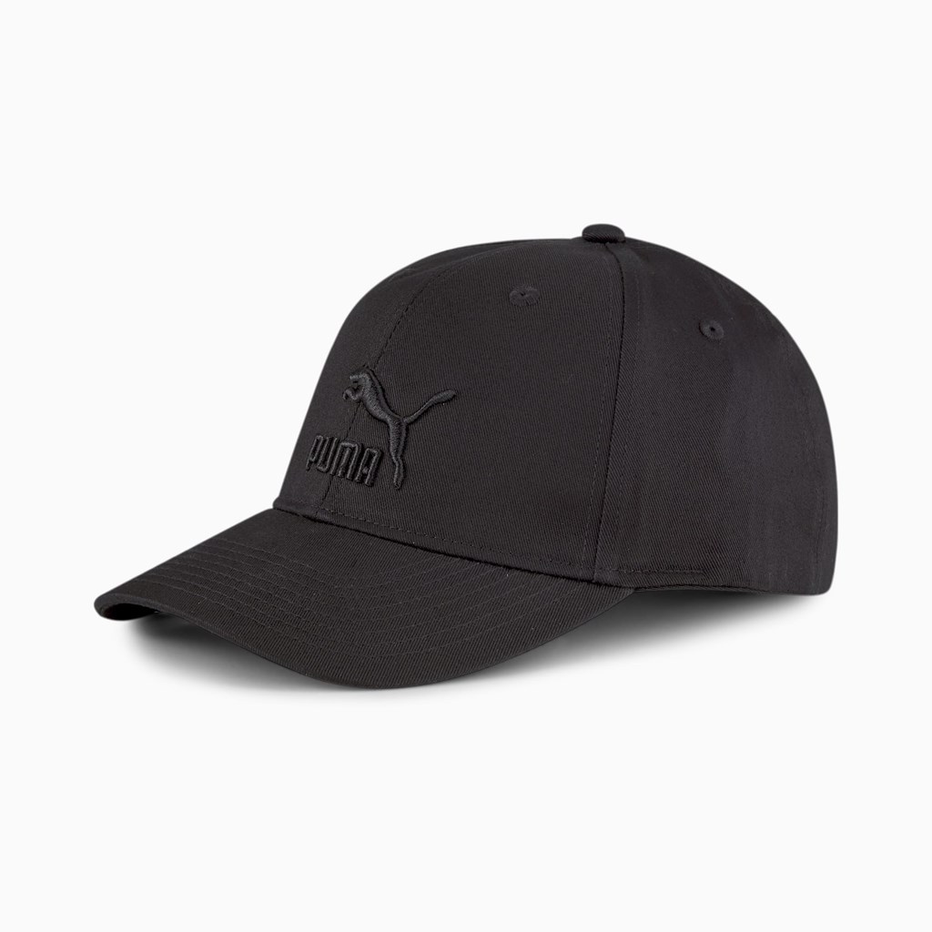 Dámské Klobouky Puma Archive Logo Baseball Černé Černé | 738690-VPO