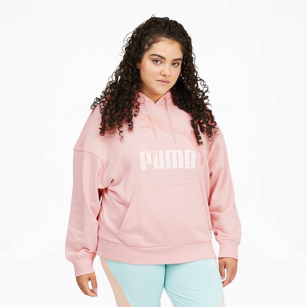 Dámské Mikiny S Kapucí Puma Classics Logo PL Lotus / Pearl | 487103-UKP