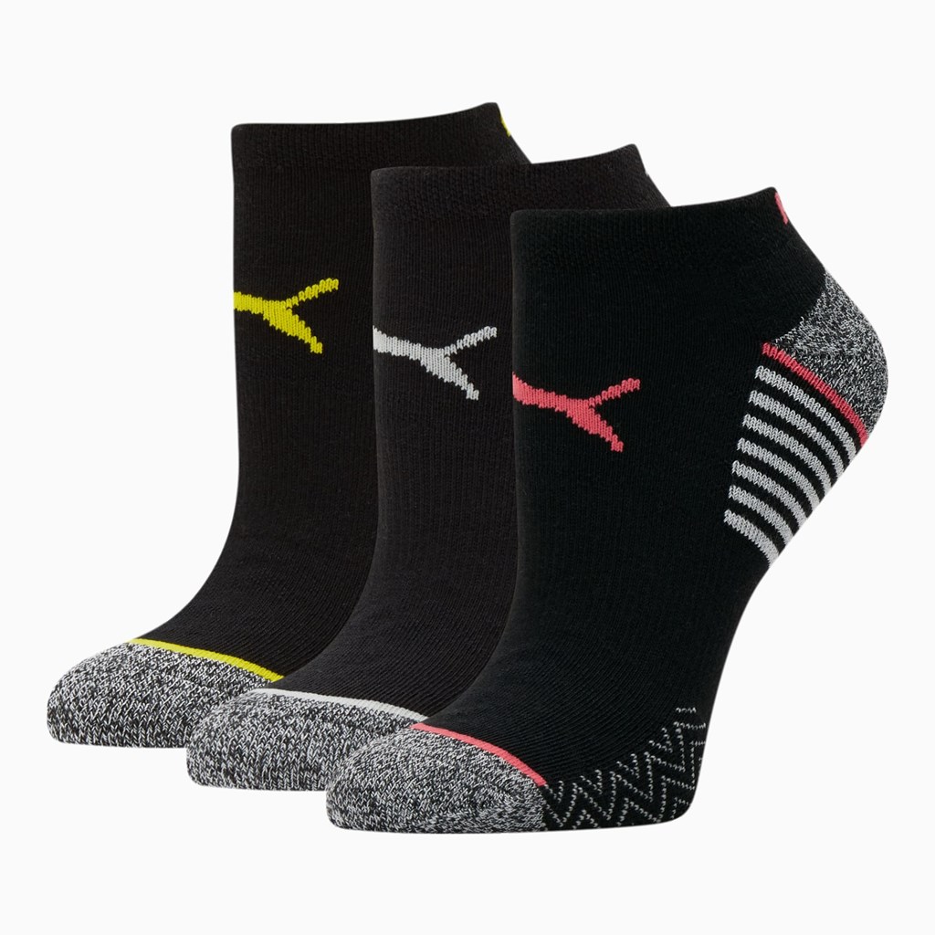 Dámské Ponožky Puma Low Cut Socks [3 Pack] Růžové | TOBJL4609